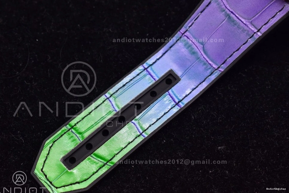 on 517 Edition King 1:1 Strap Unico Bang EasyMatch RG Rainbow 45mm Rainbow ZF A Gummy Best Big 0430